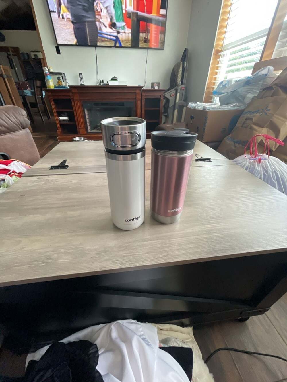 2/Contigo Autoseal Vacuum Insulated Stainless Steel Travel Mug Set